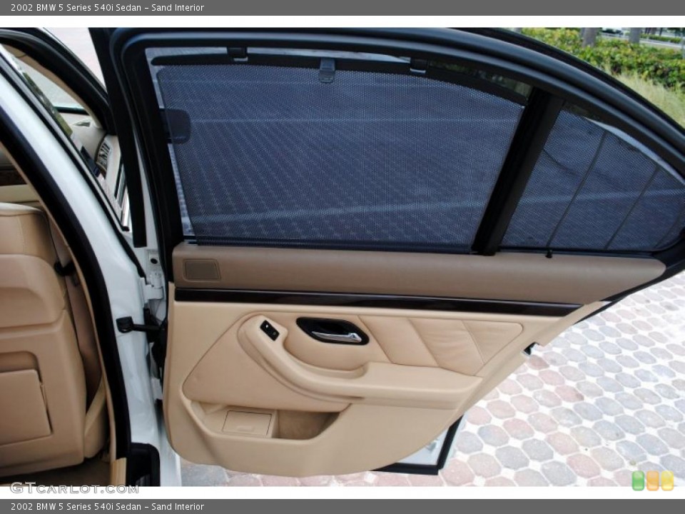 Sand Interior Door Panel for the 2002 BMW 5 Series 540i Sedan #49877522