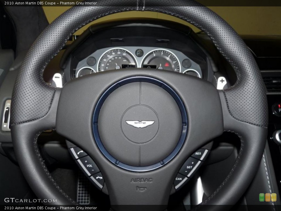 Phantom Grey Interior Steering Wheel for the 2010 Aston Martin DBS Coupe #49877777