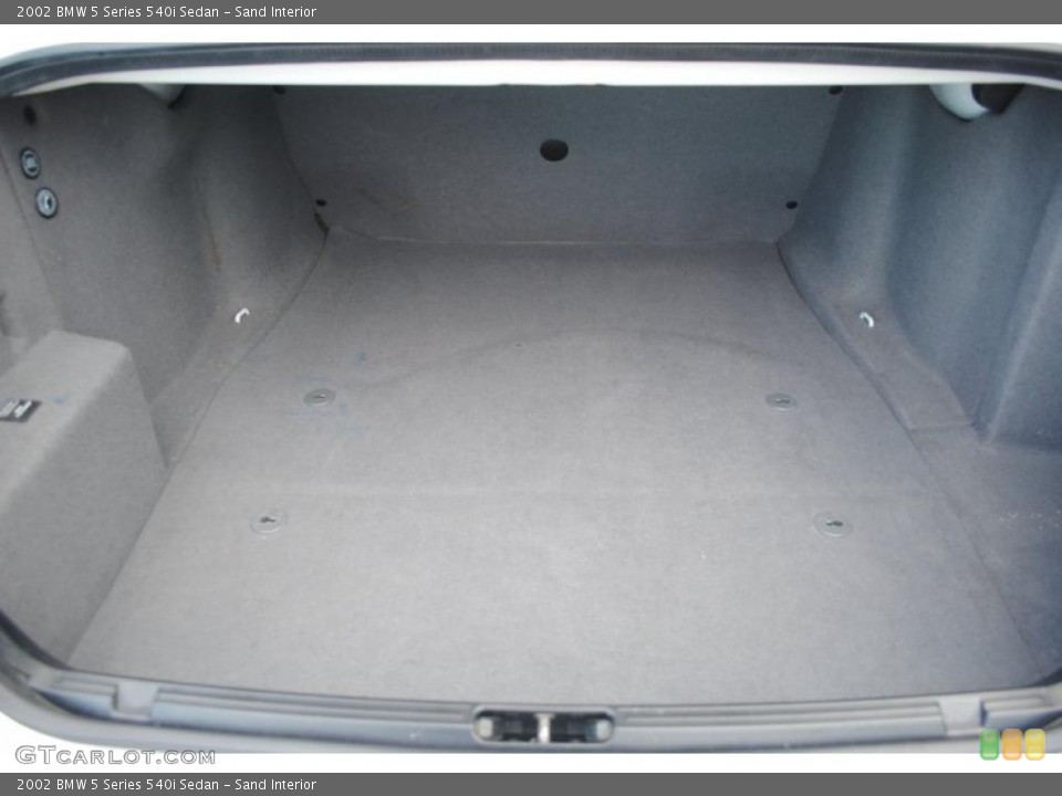 Sand Interior Trunk for the 2002 BMW 5 Series 540i Sedan #49877978