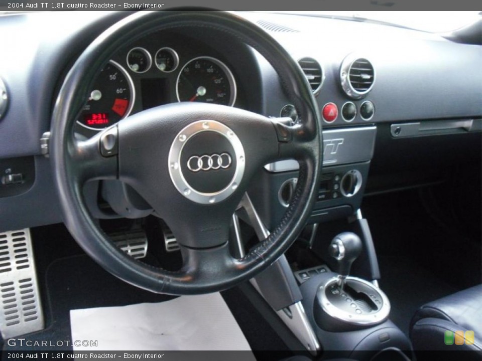 Ebony Interior Steering Wheel for the 2004 Audi TT 1.8T quattro Roadster #49878341