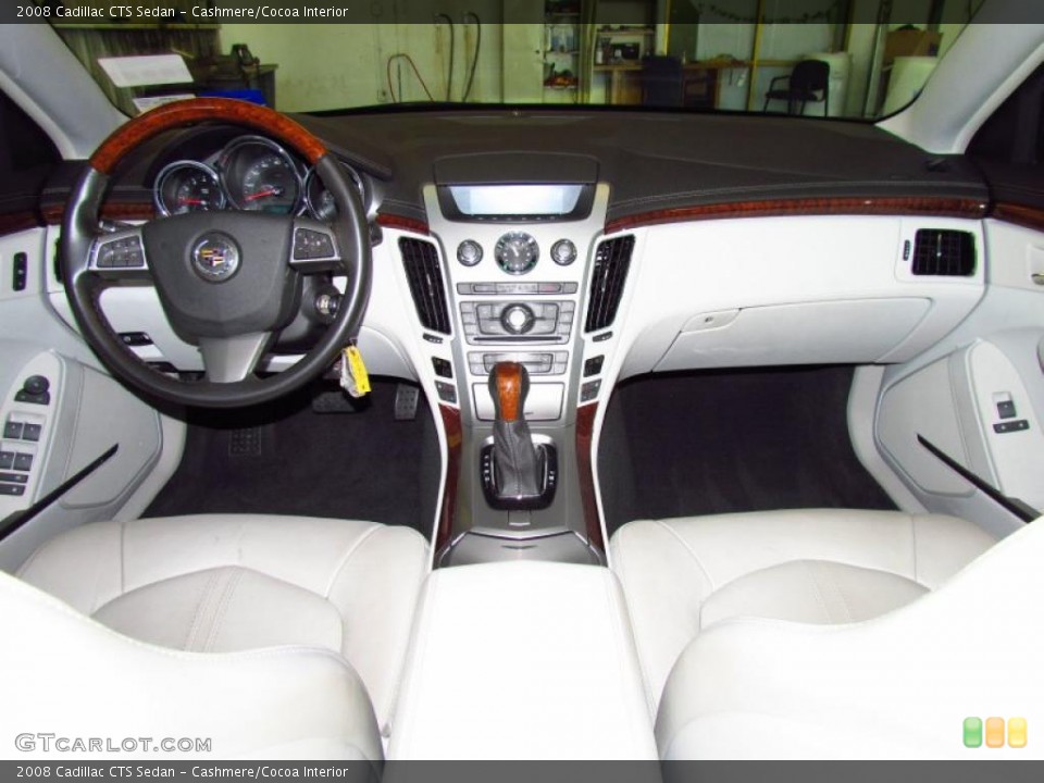 Cashmere/Cocoa Interior Dashboard for the 2008 Cadillac CTS Sedan #49878938