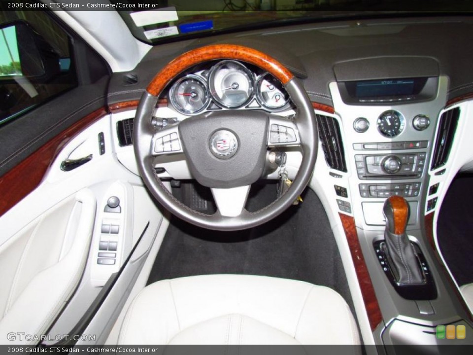 Cashmere/Cocoa Interior Dashboard for the 2008 Cadillac CTS Sedan #49878953