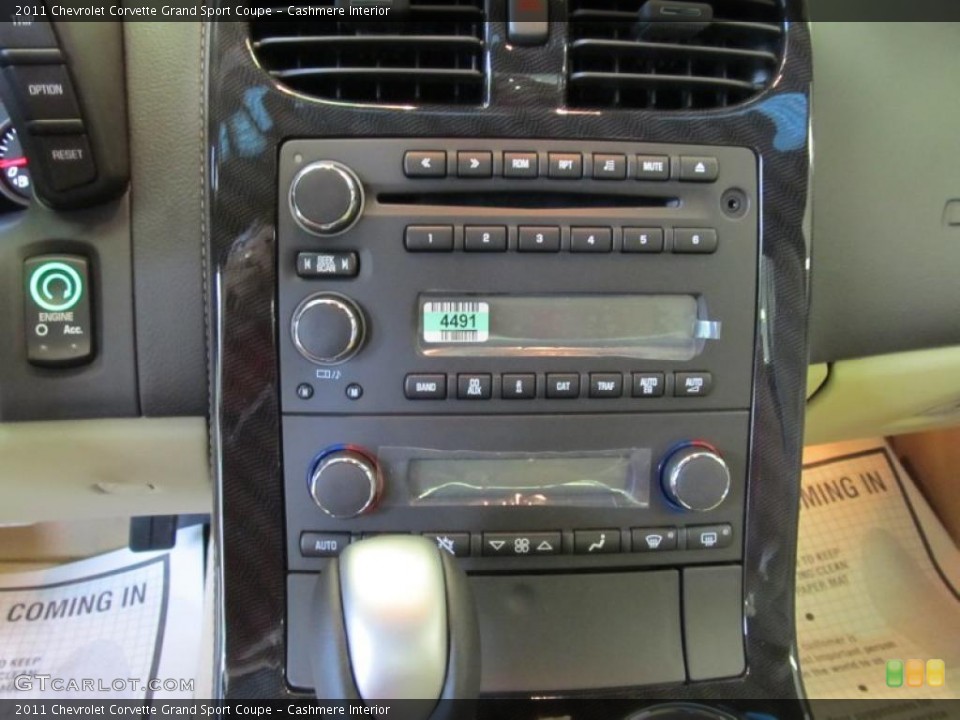 Cashmere Interior Controls for the 2011 Chevrolet Corvette Grand Sport Coupe #49879232