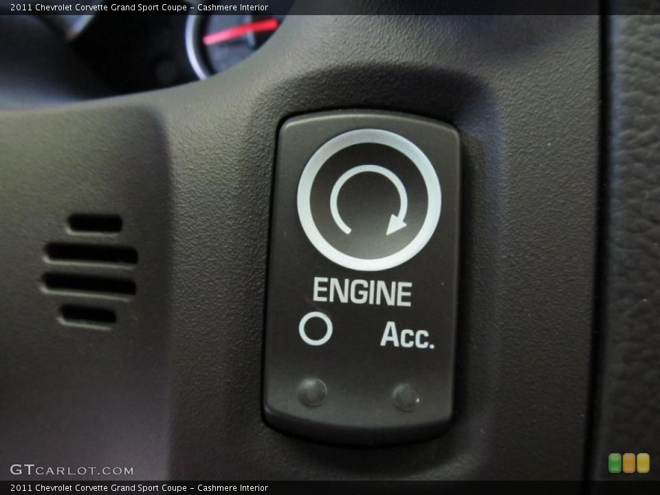 Cashmere Interior Controls for the 2011 Chevrolet Corvette Grand Sport Coupe #49879289