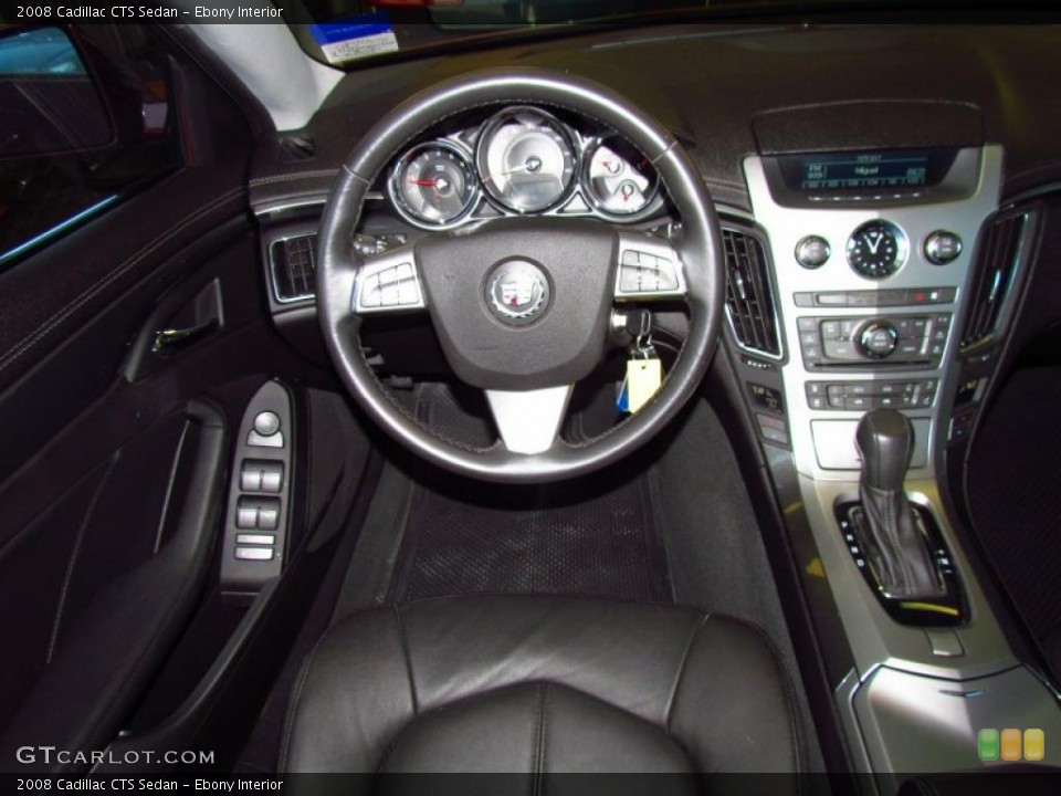 Ebony Interior Dashboard for the 2008 Cadillac CTS Sedan #49879646