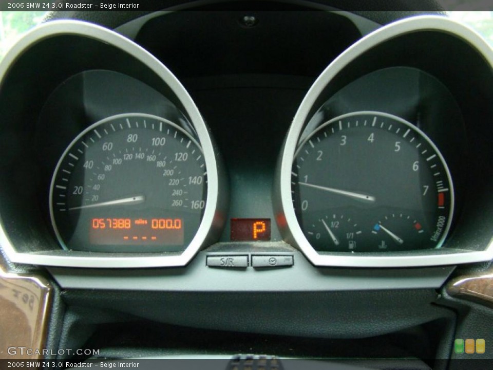 Beige Interior Gauges for the 2006 BMW Z4 3.0i Roadster #49883228