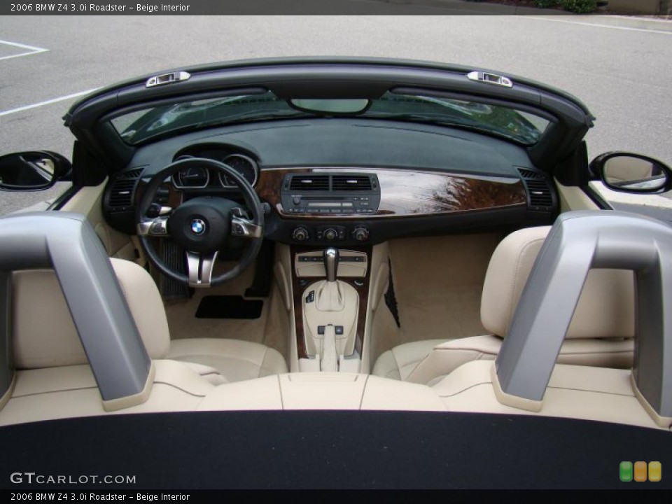 Beige Interior Dashboard for the 2006 BMW Z4 3.0i Roadster #49883426