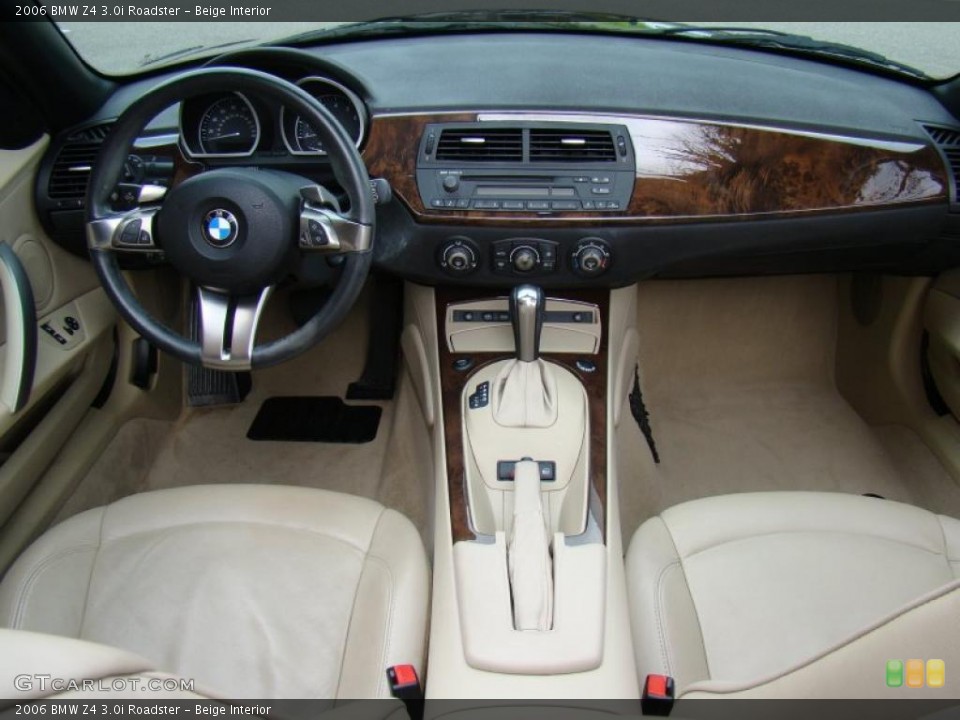 Beige Interior Photo for the 2006 BMW Z4 3.0i Roadster #49883441