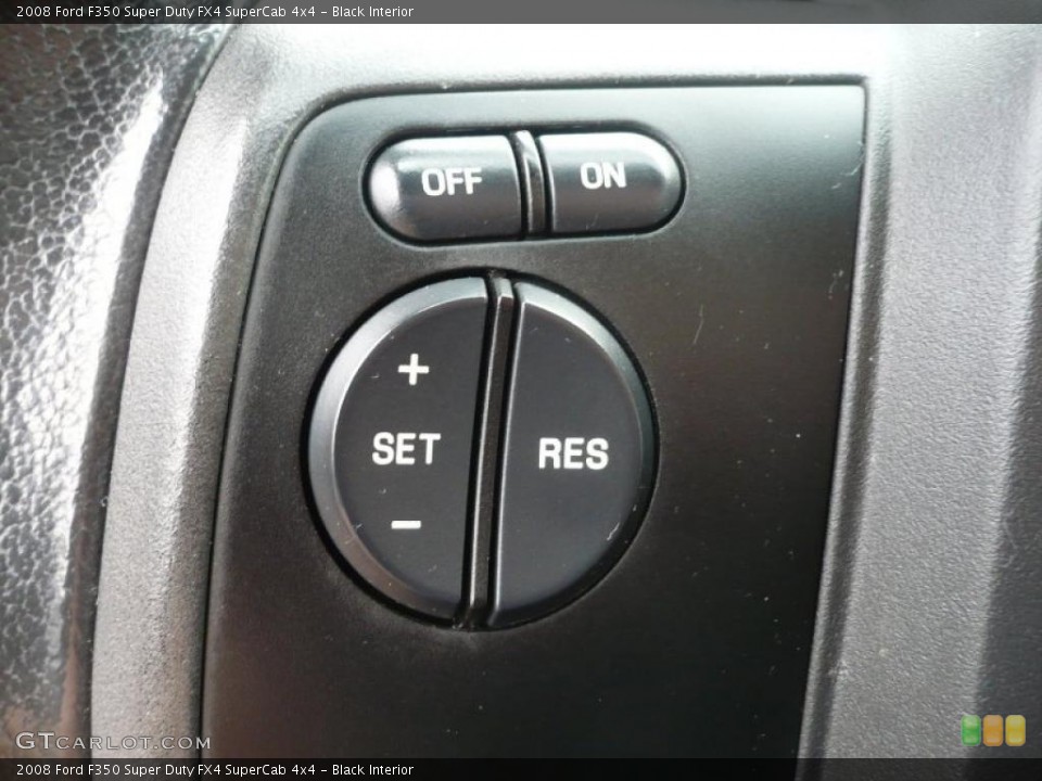 Black Interior Controls for the 2008 Ford F350 Super Duty FX4 SuperCab 4x4 #49886573