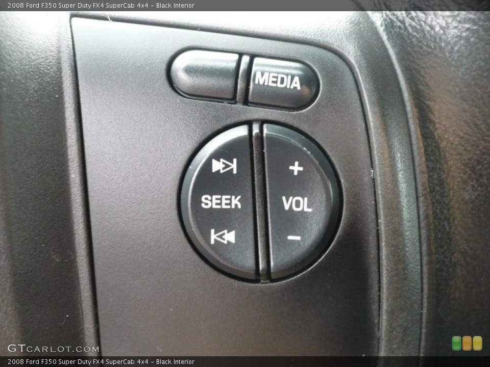 Black Interior Controls for the 2008 Ford F350 Super Duty FX4 SuperCab 4x4 #49886591