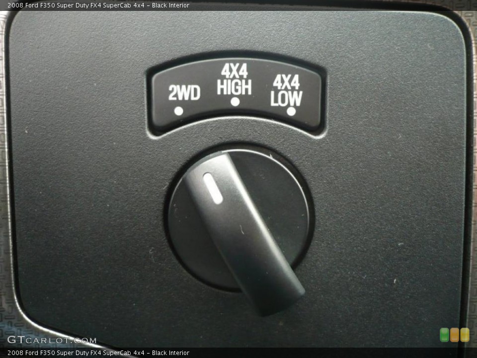 Black Interior Controls for the 2008 Ford F350 Super Duty FX4 SuperCab 4x4 #49886621