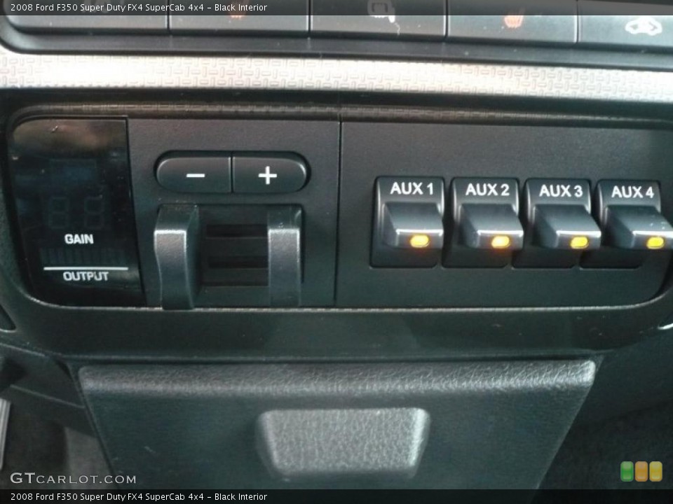 Black Interior Controls for the 2008 Ford F350 Super Duty FX4 SuperCab 4x4 #49886690