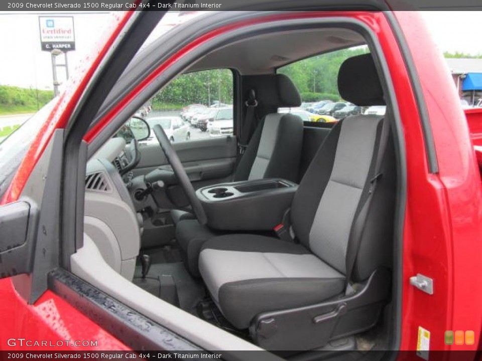 Dark Titanium Interior Photo for the 2009 Chevrolet Silverado 1500 Regular Cab 4x4 #49887230