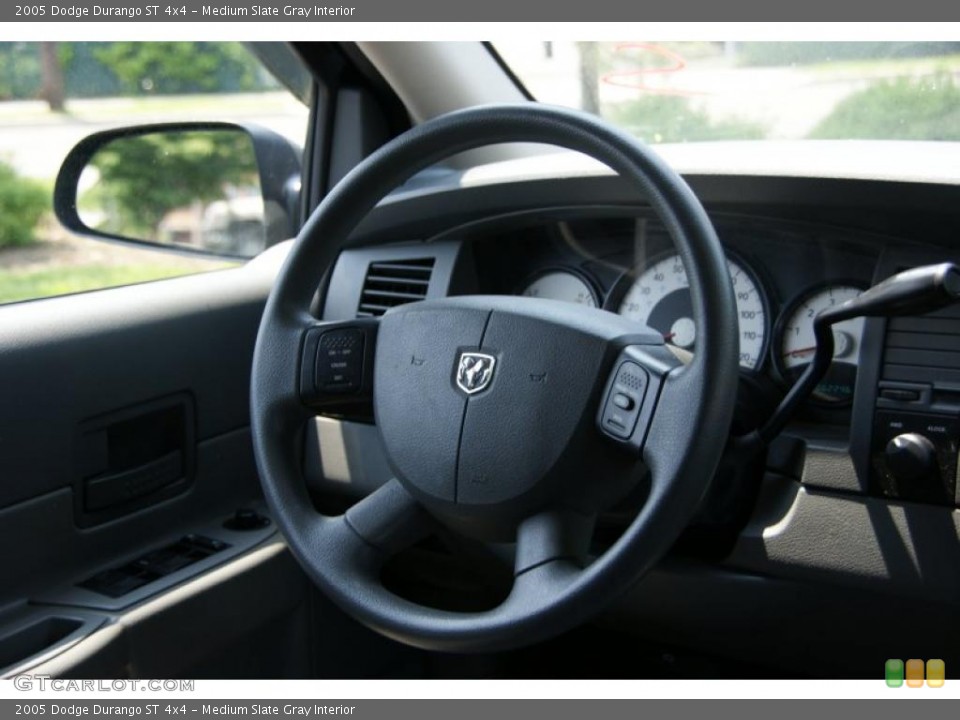 Medium Slate Gray Interior Steering Wheel for the 2005 Dodge Durango ST 4x4 #49887875