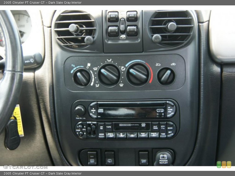 Dark Slate Gray Interior Controls for the 2005 Chrysler PT Cruiser GT #49888607