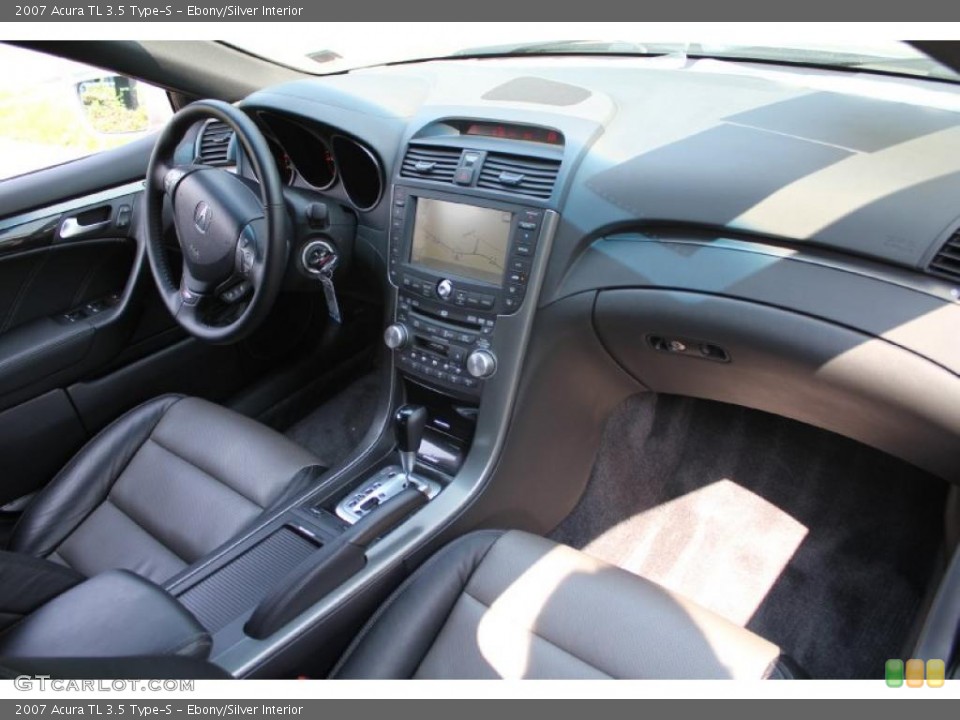 Ebony/Silver Interior Photo for the 2007 Acura TL 3.5 Type-S #49888826
