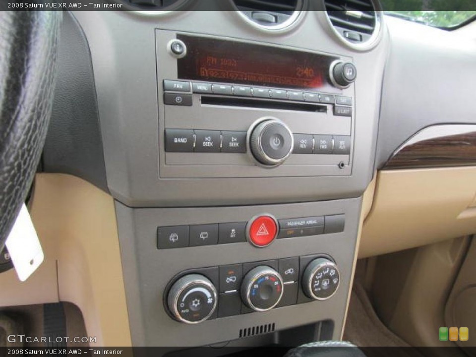 Tan Interior Controls for the 2008 Saturn VUE XR AWD #49890368