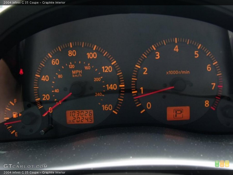 Graphite Interior Gauges for the 2004 Infiniti G 35 Coupe #49890932