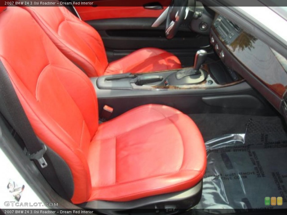 Dream Red Interior Photo for the 2007 BMW Z4 3.0si Roadster #49891029