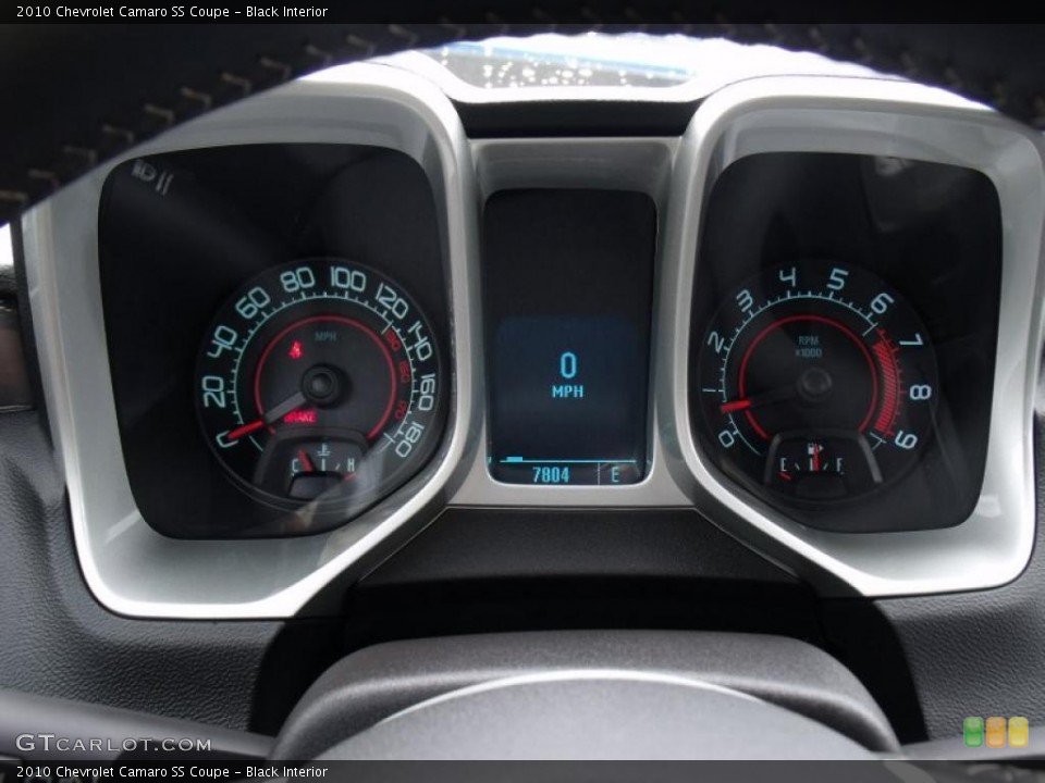 Black Interior Gauges for the 2010 Chevrolet Camaro SS Coupe #49891226