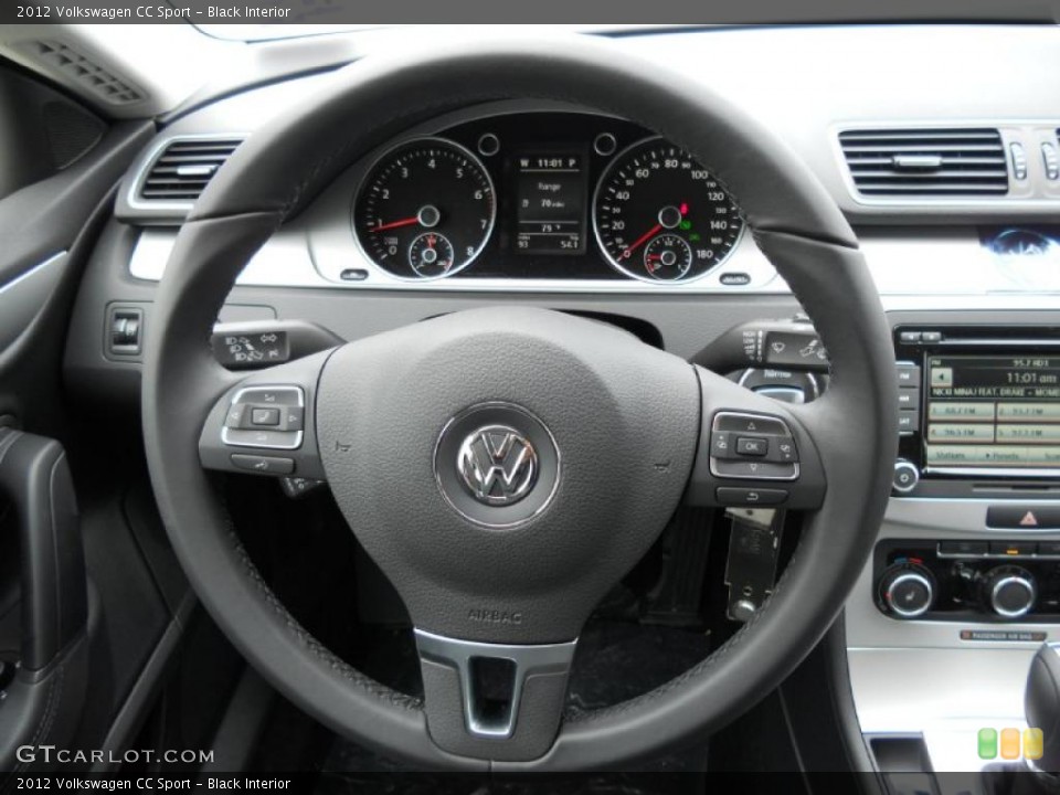 Black Interior Gauges for the 2012 Volkswagen CC Sport #49891616