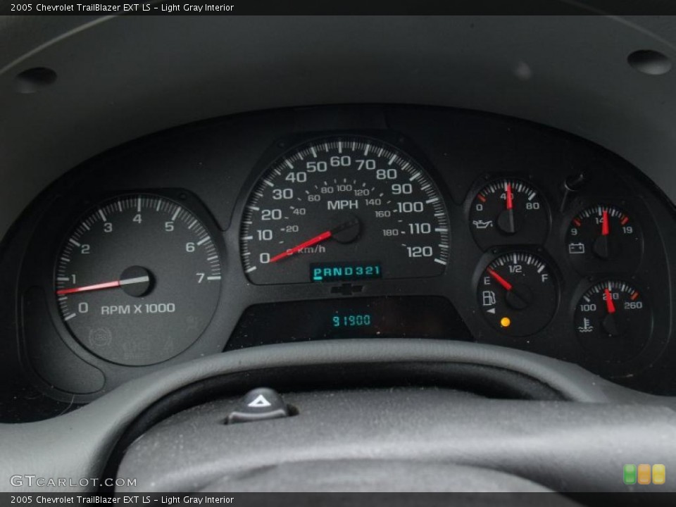 Light Gray Interior Gauges for the 2005 Chevrolet TrailBlazer EXT LS #49891883