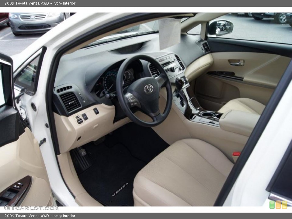 Ivory Interior Photo for the 2009 Toyota Venza AWD #49895543