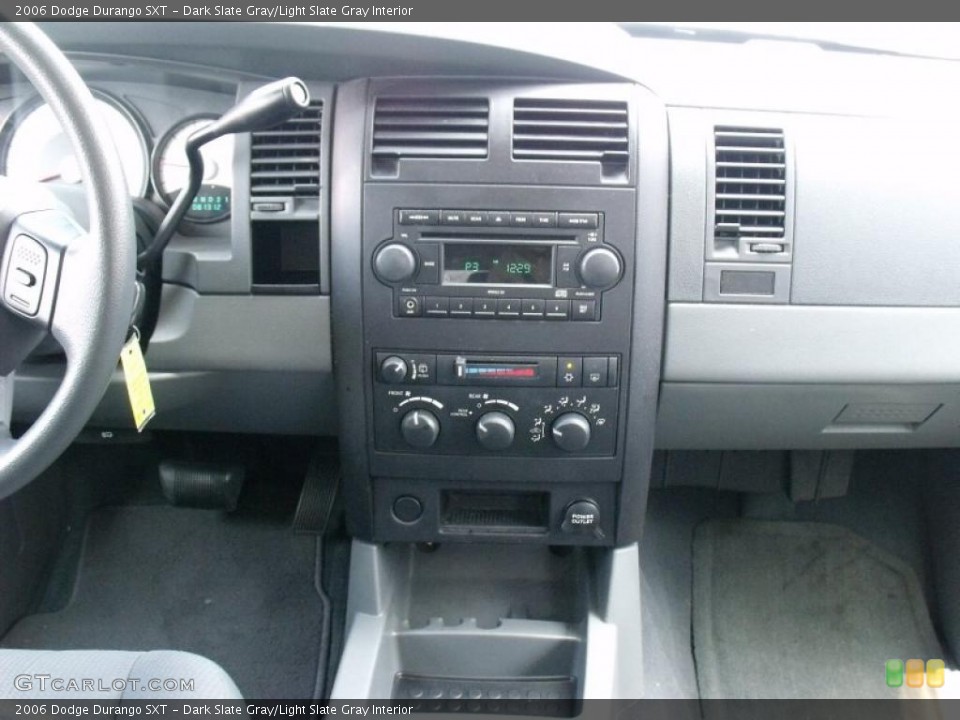 Dark Slate Gray/Light Slate Gray Interior Controls for the 2006 Dodge Durango SXT #49896053