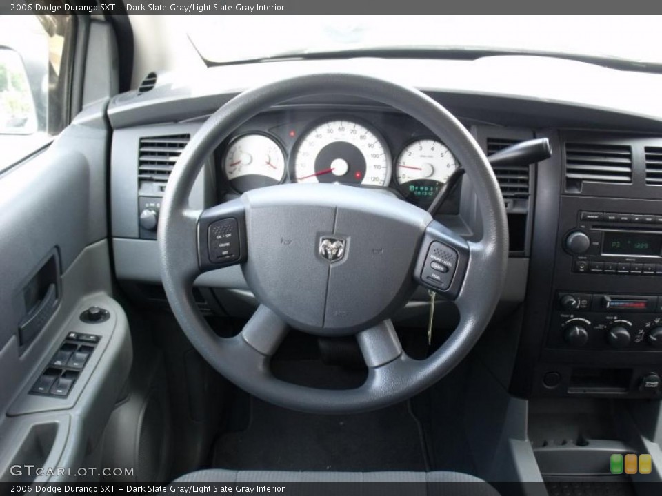 Dark Slate Gray/Light Slate Gray Interior Steering Wheel for the 2006 Dodge Durango SXT #49896065