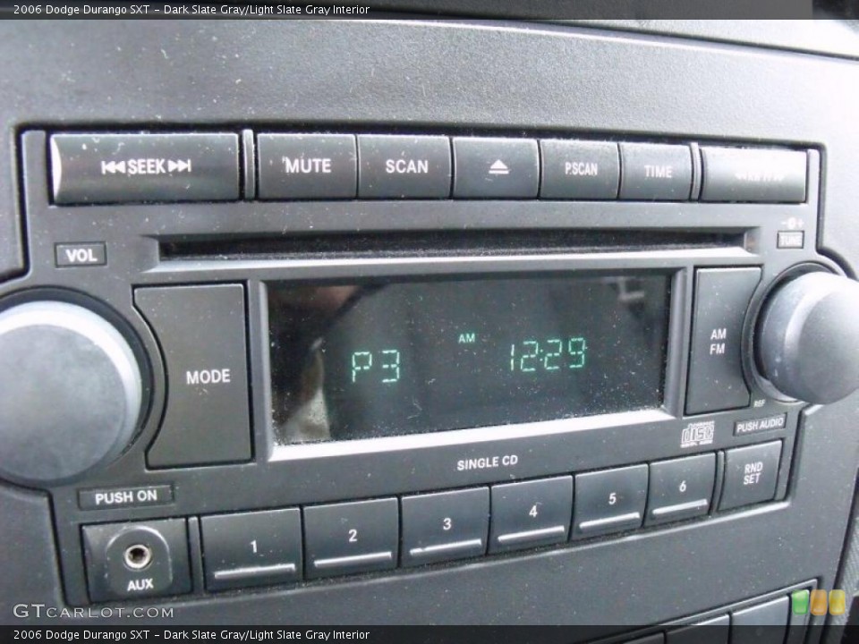 Dark Slate Gray/Light Slate Gray Interior Controls for the 2006 Dodge Durango SXT #49896092