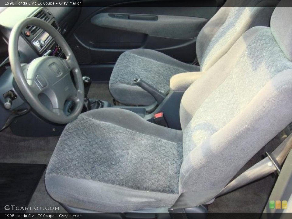 Gray Interior Photo for the 1998 Honda Civic EX Coupe #49897784