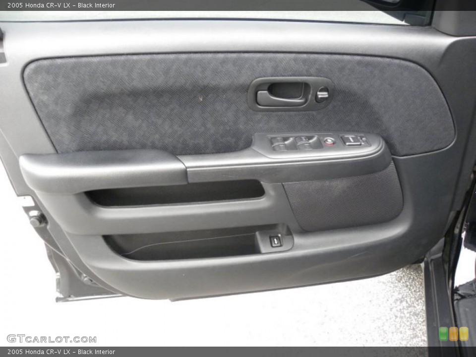 Black Interior Door Panel for the 2005 Honda CR-V LX #49898294