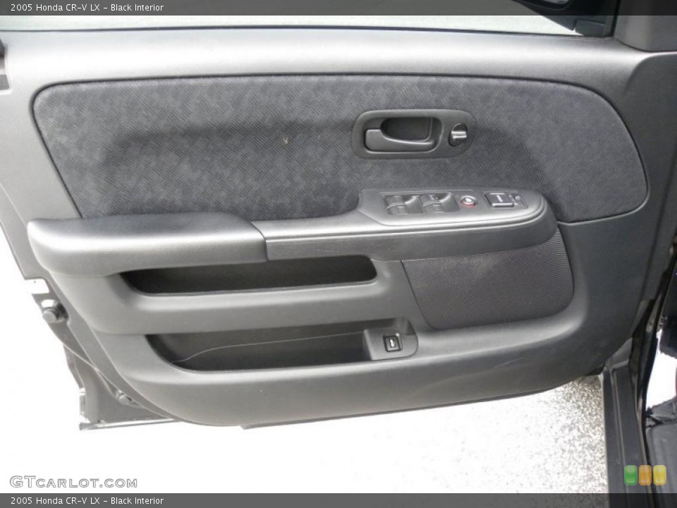 Black Interior Door Panel for the 2005 Honda CR-V LX #49898294