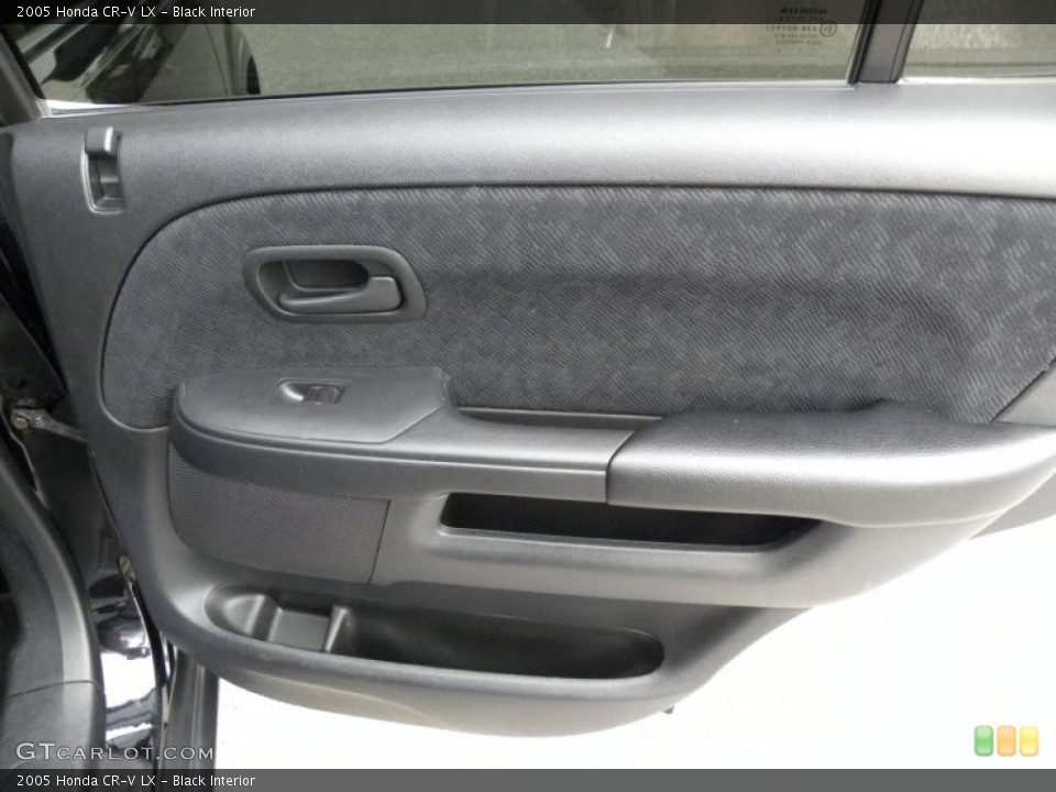 Black Interior Door Panel for the 2005 Honda CR-V LX #49898378