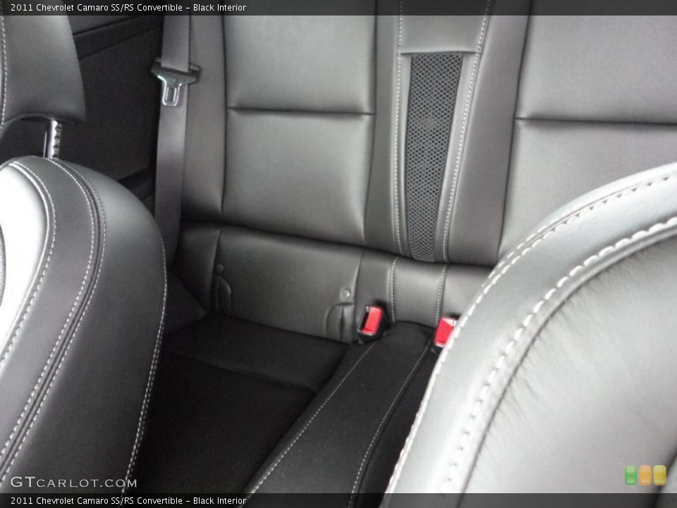 Black Interior Photo for the 2011 Chevrolet Camaro SS/RS Convertible #49900694