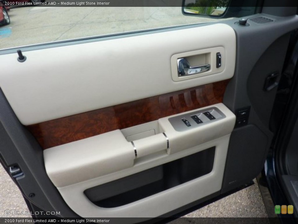 Medium Light Stone Interior Door Panel for the 2010 Ford Flex Limited AWD #49902350