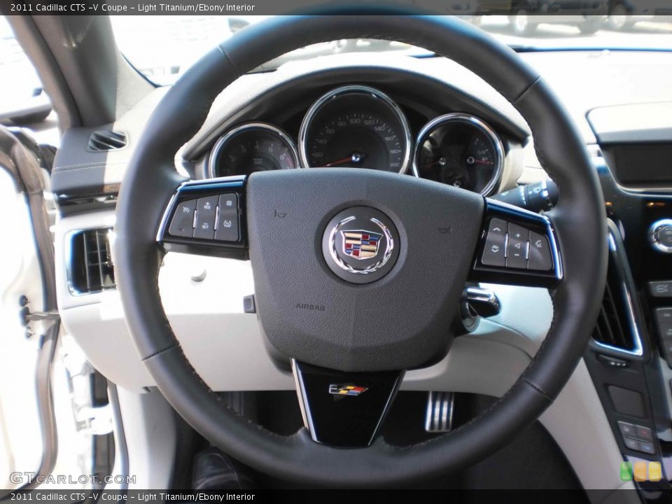 Light Titanium/Ebony Interior Steering Wheel for the 2011 Cadillac CTS -V Coupe #49904363