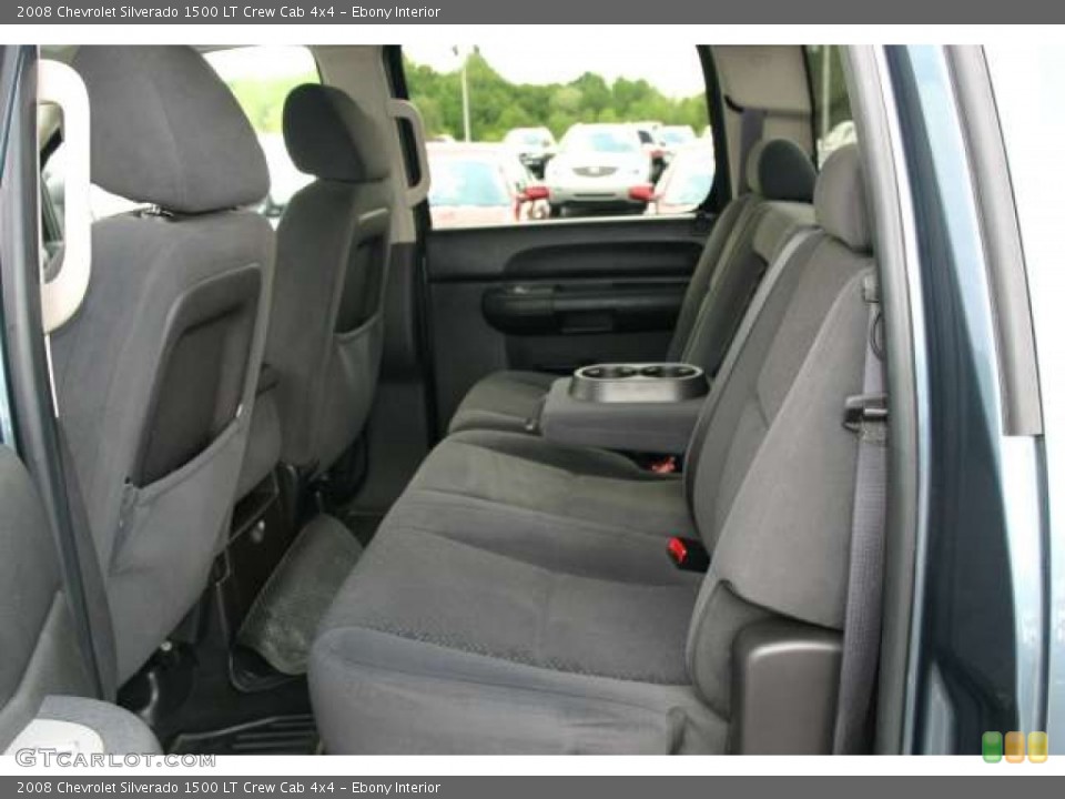 Ebony Interior Photo for the 2008 Chevrolet Silverado 1500 LT Crew Cab 4x4 #49905561