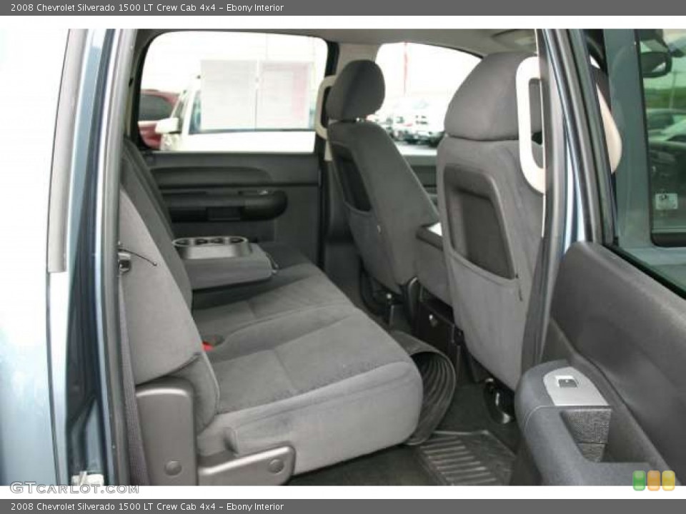 Ebony Interior Photo for the 2008 Chevrolet Silverado 1500 LT Crew Cab 4x4 #49905660