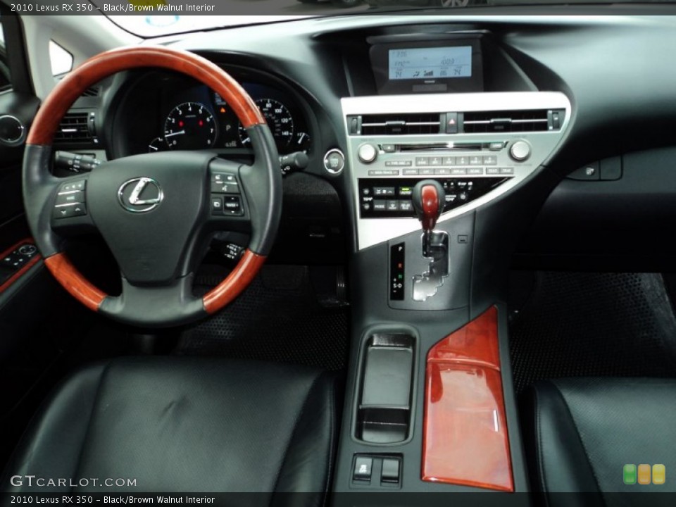 Black/Brown Walnut Interior Dashboard for the 2010 Lexus RX 350 #49907544