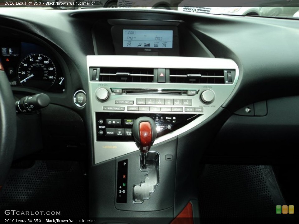 Black/Brown Walnut Interior Controls for the 2010 Lexus RX 350 #49907550