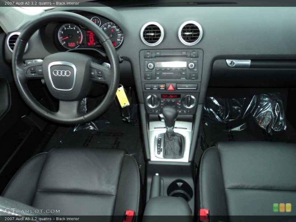 Black Interior Dashboard for the 2007 Audi A3 3.2 quattro #49907946