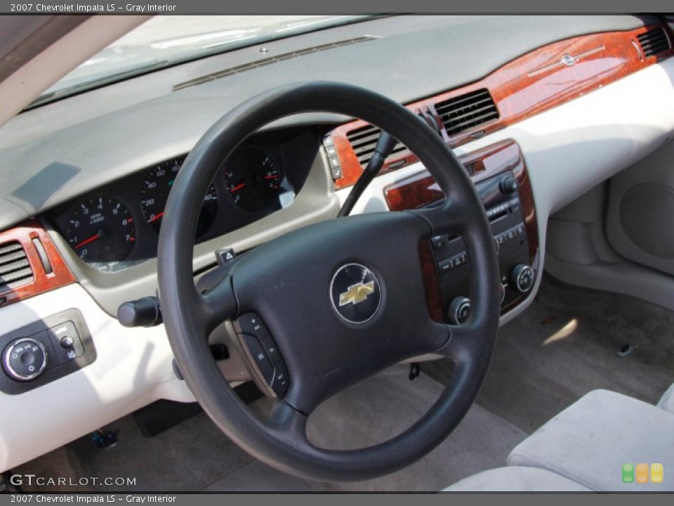 Gray Interior Steering Wheel for the 2007 Chevrolet Impala LS #49908570
