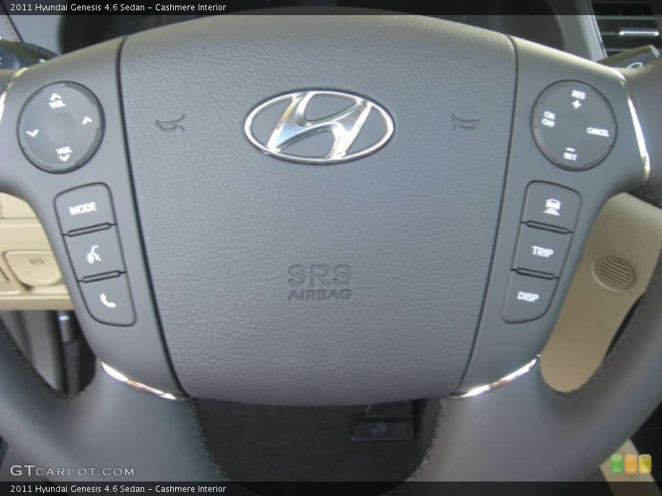 Cashmere Interior Controls for the 2011 Hyundai Genesis 4.6 Sedan #49909356