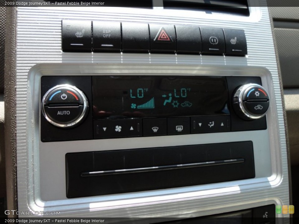 Pastel Pebble Beige Interior Controls for the 2009 Dodge Journey SXT #49910103