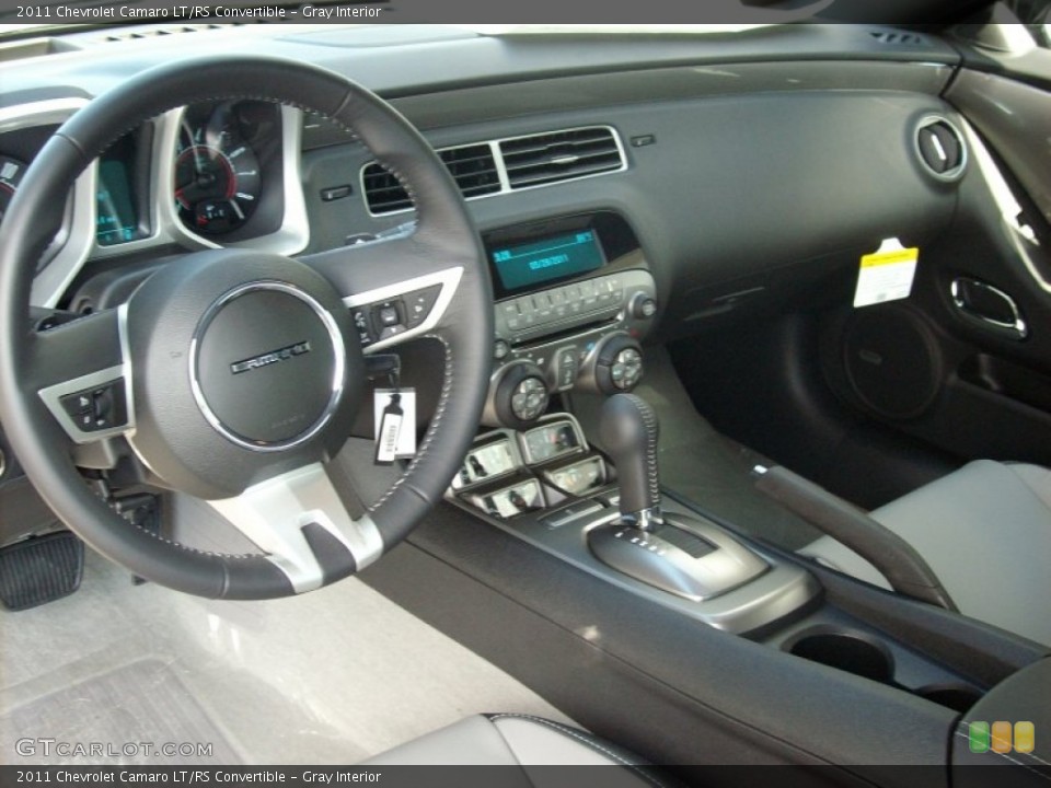 Gray Interior Prime Interior for the 2011 Chevrolet Camaro LT/RS Convertible #49911144