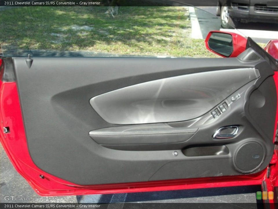 Gray Interior Door Panel for the 2011 Chevrolet Camaro SS/RS Convertible #49911357