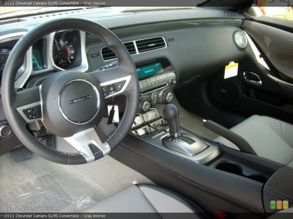 Gray Interior Prime Interior for the 2011 Chevrolet Camaro SS/RS Convertible #49911417