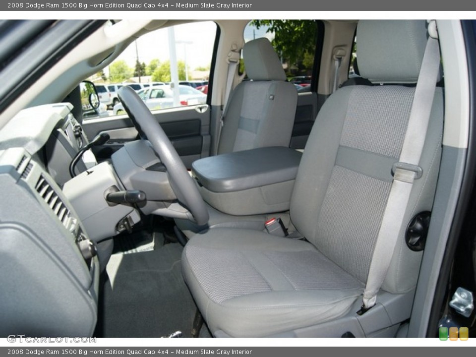 Medium Slate Gray Interior Photo for the 2008 Dodge Ram 1500 Big Horn Edition Quad Cab 4x4 #49912290