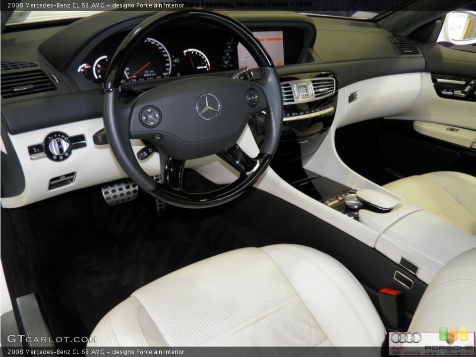 designo Porcelain 2008 Mercedes-Benz CL Interiors